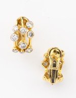 Серьги из лимонного золота 585 пробы