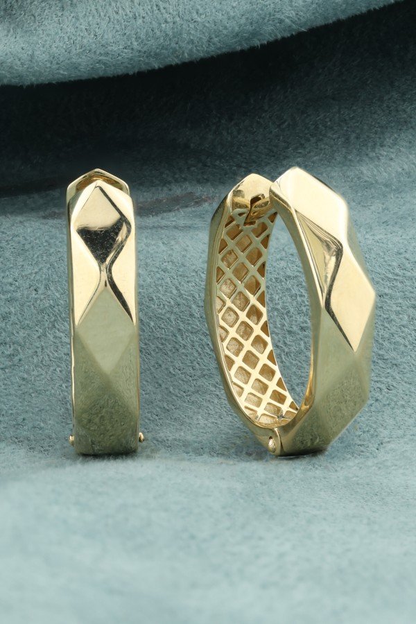 Серьги из лимонного золота 585 пробы