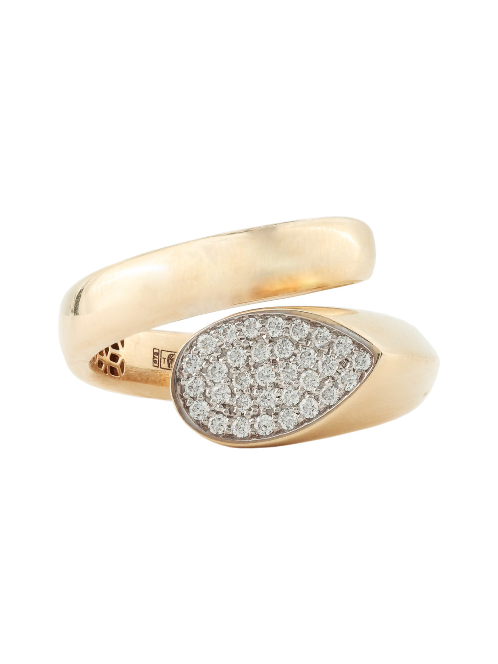 Кольцо из золота c бриллиантами