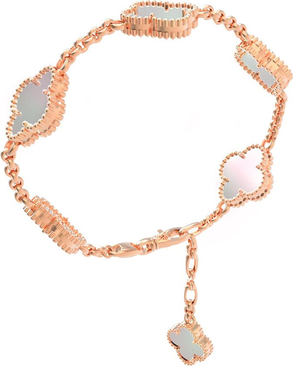 Браслет из золота c перламутром