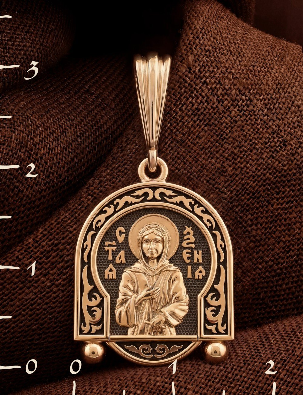 Образок из золота 585 пробы