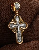 Крест из золота 585 пробы