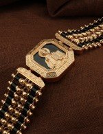 Браслет из золота 585 пробы c ониксом