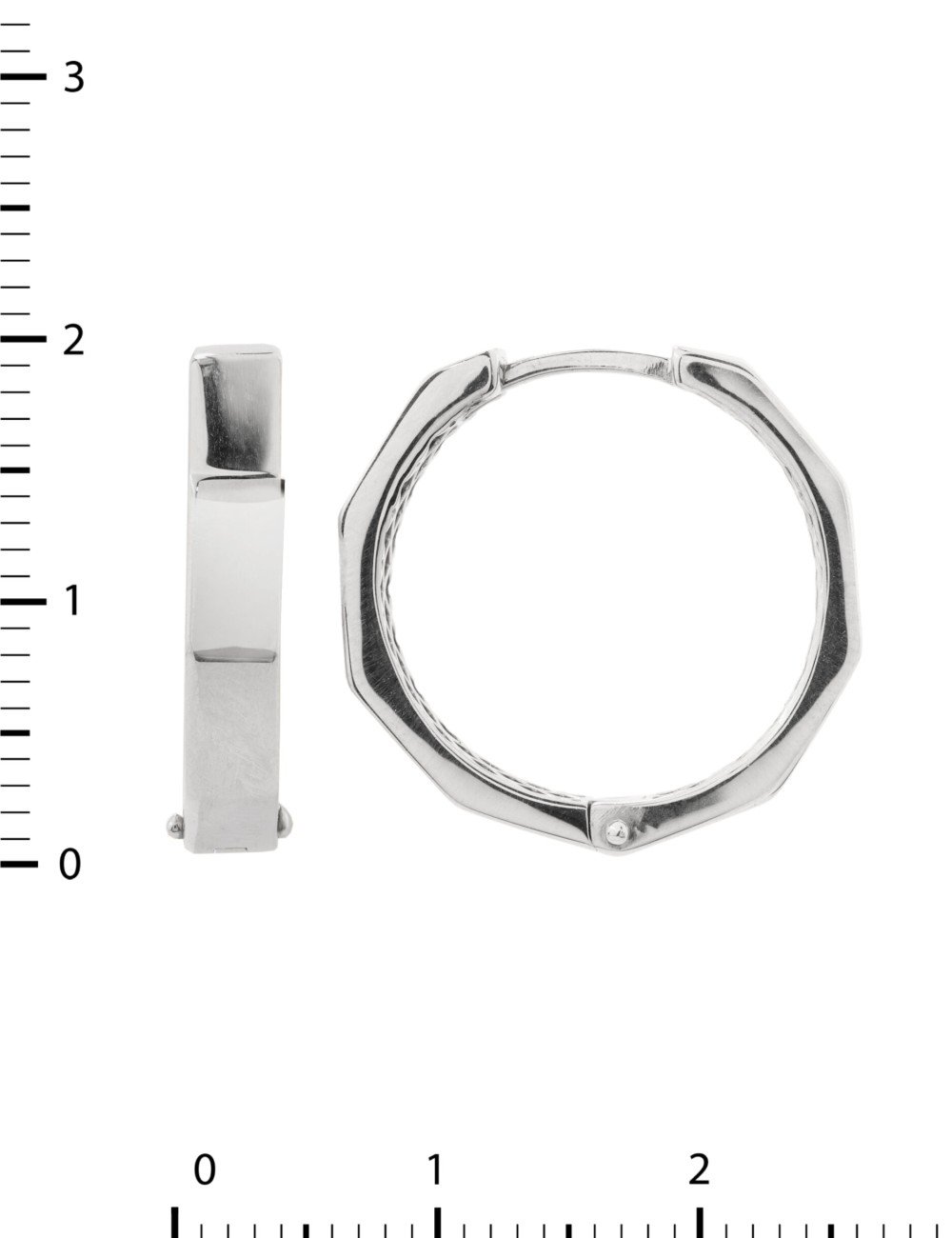 Серьги из белого золота 585 пробы