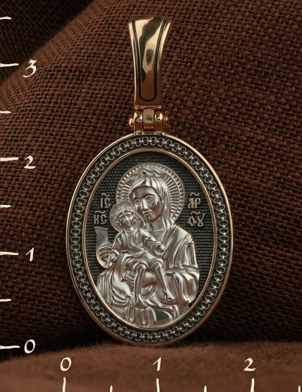 Образок из золота 585 пробы