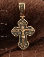 Крест из золота 585 пробы