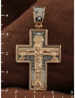Крест из золота 585 пробы