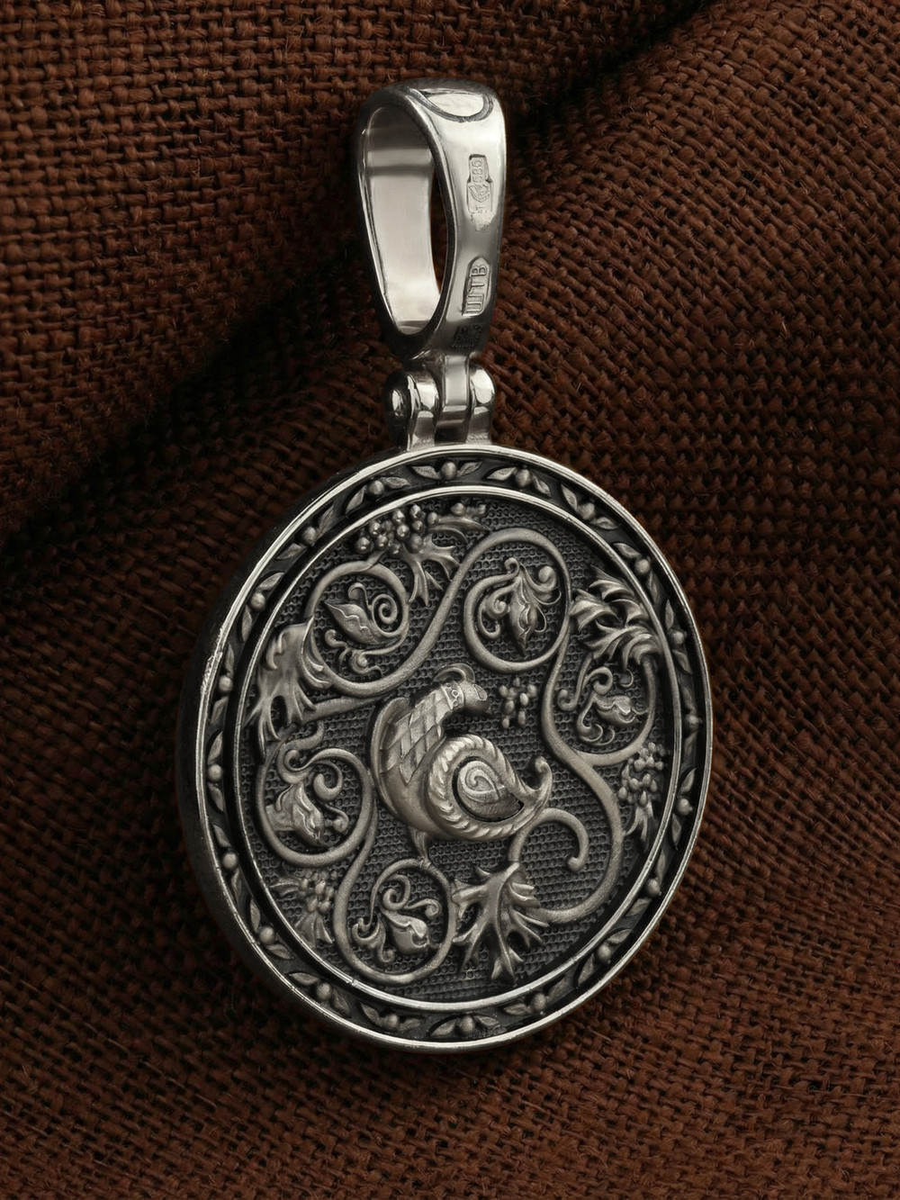 Образок из белого золота