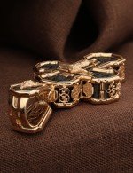 Крест из золота 585 пробы c эбеновым деревом