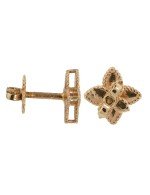 Серьги из золота 585 пробы c бриллиантами