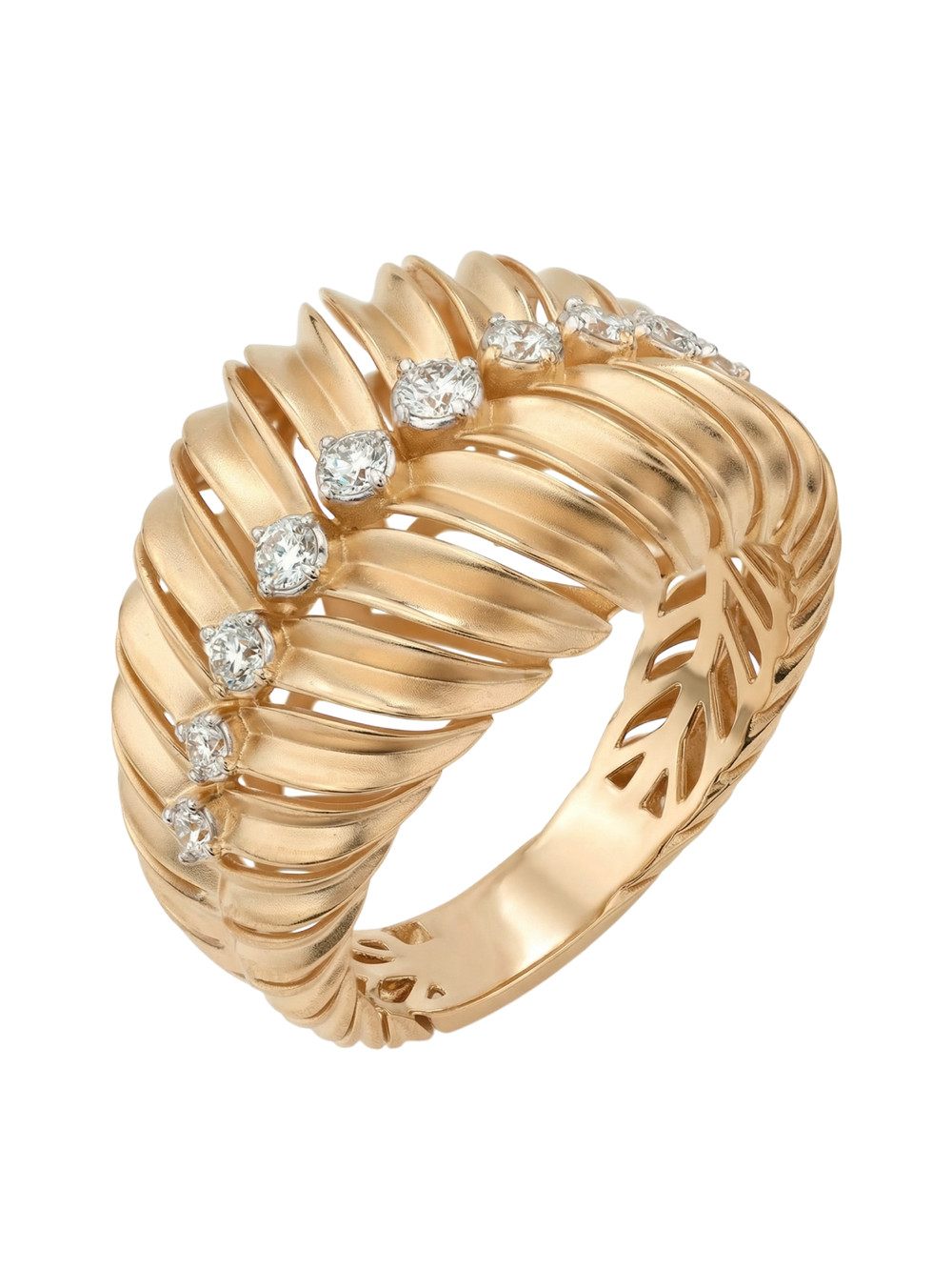 Кольцо из золота c бриллиантами