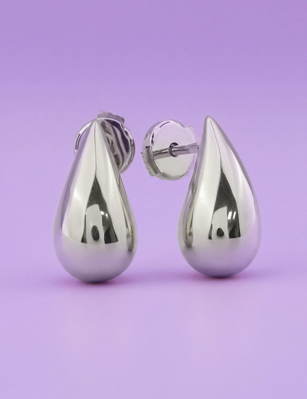 Серьги из белого золота 585 пробы