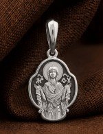 Образок из белого золота 585 пробы