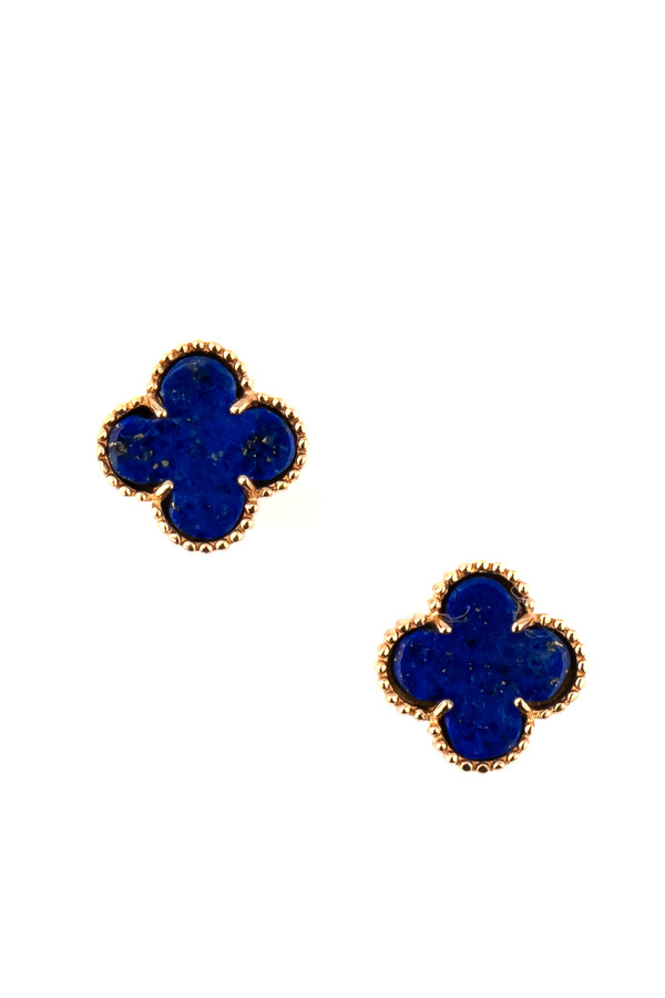 Серьги из золота c лазуритом