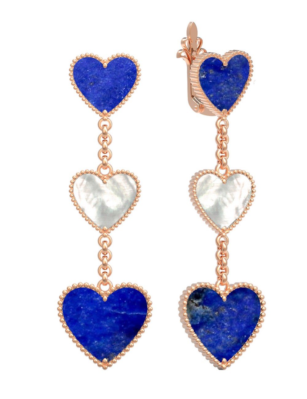 Серьги из золота 585 пробы