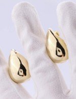 Серьги из лимонного золота 585 пробы