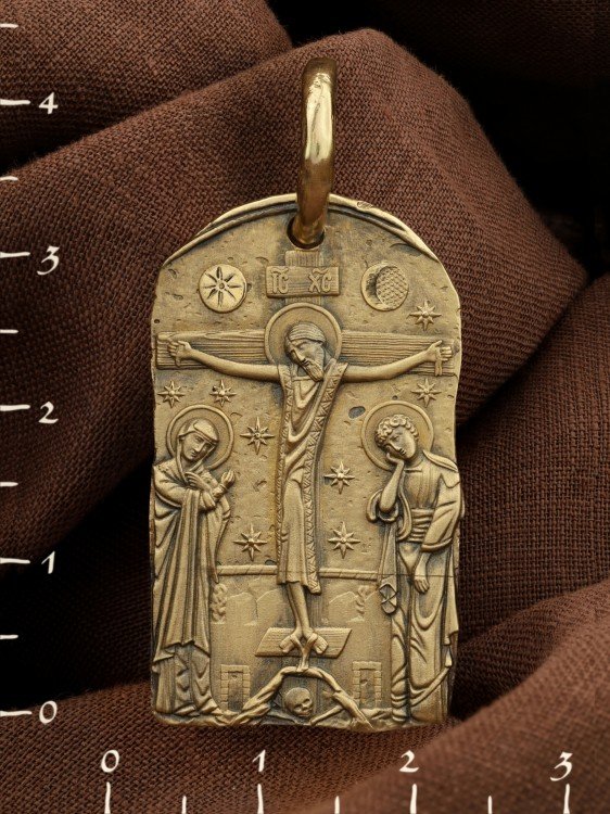 Образок из лимонного золота