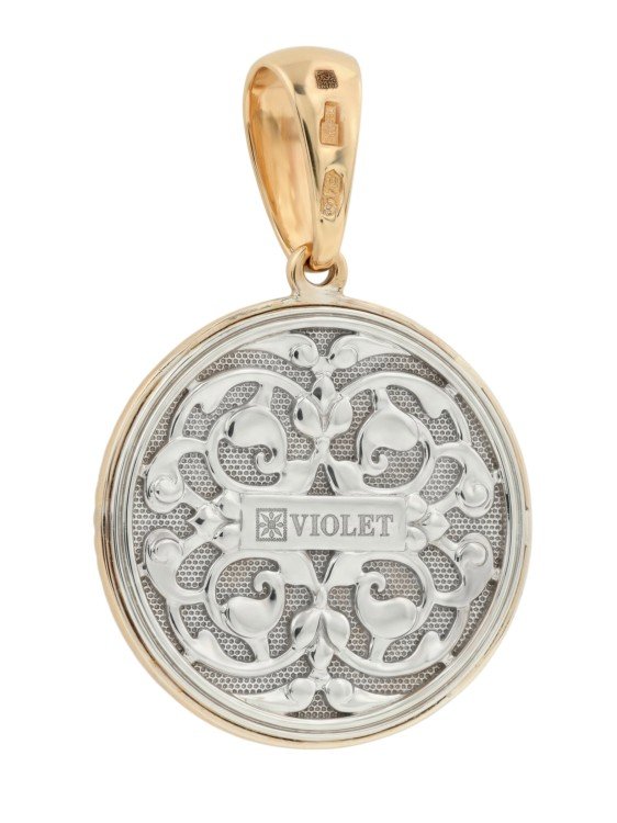 Подвеска из золота c эмалью