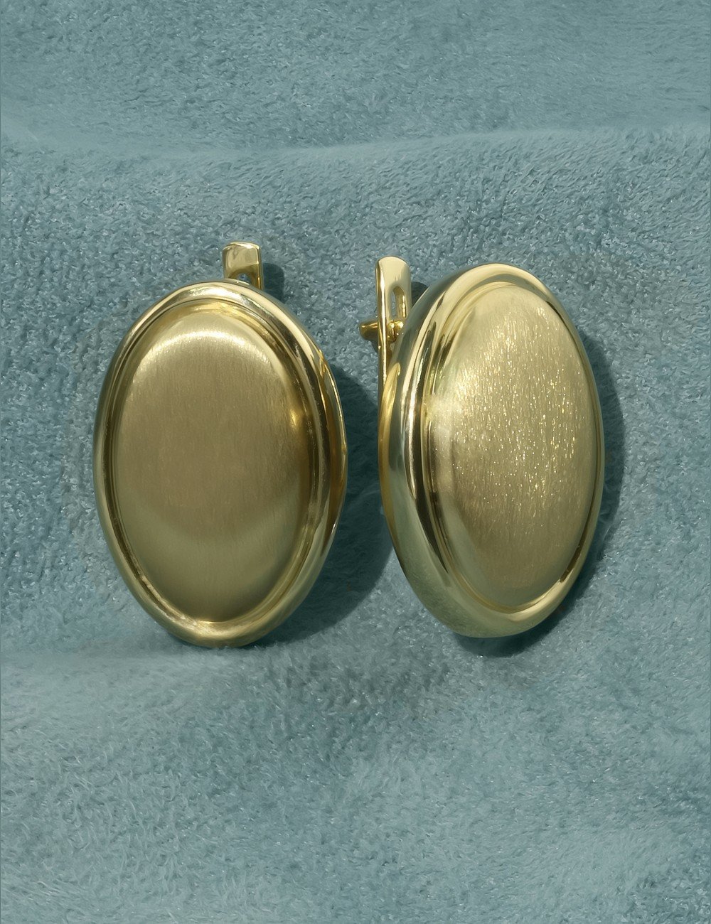 Серьги из лимонного золота 585 пробы