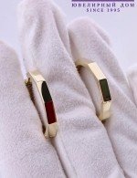 Серьги из лимонного золота 585 пробы