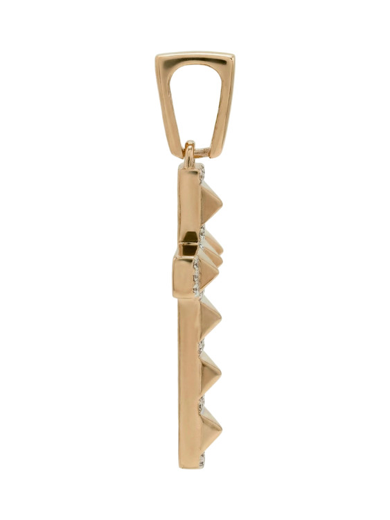 Крест из золота c бриллиантами