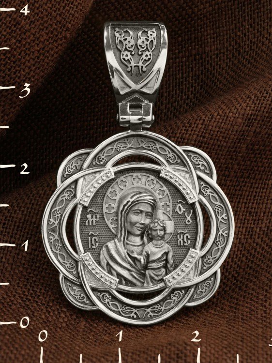 Образок из белого золота