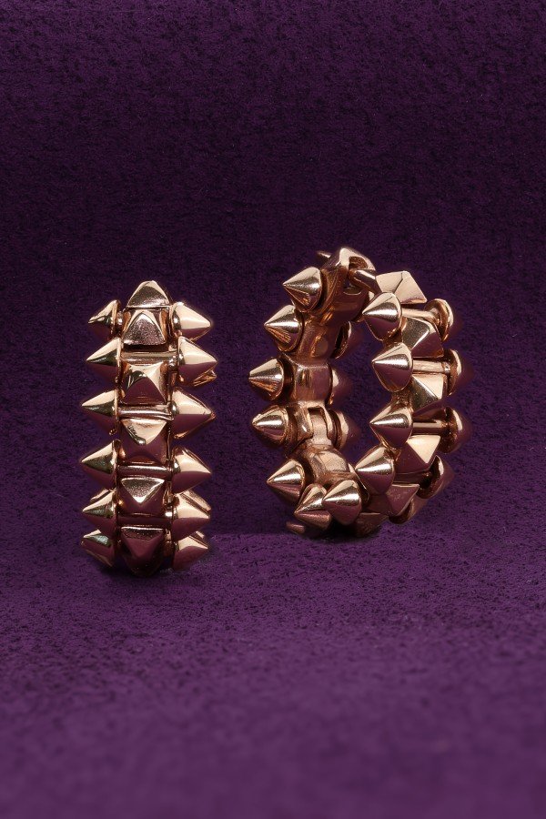 Серьги из розового золота 585 пробы
