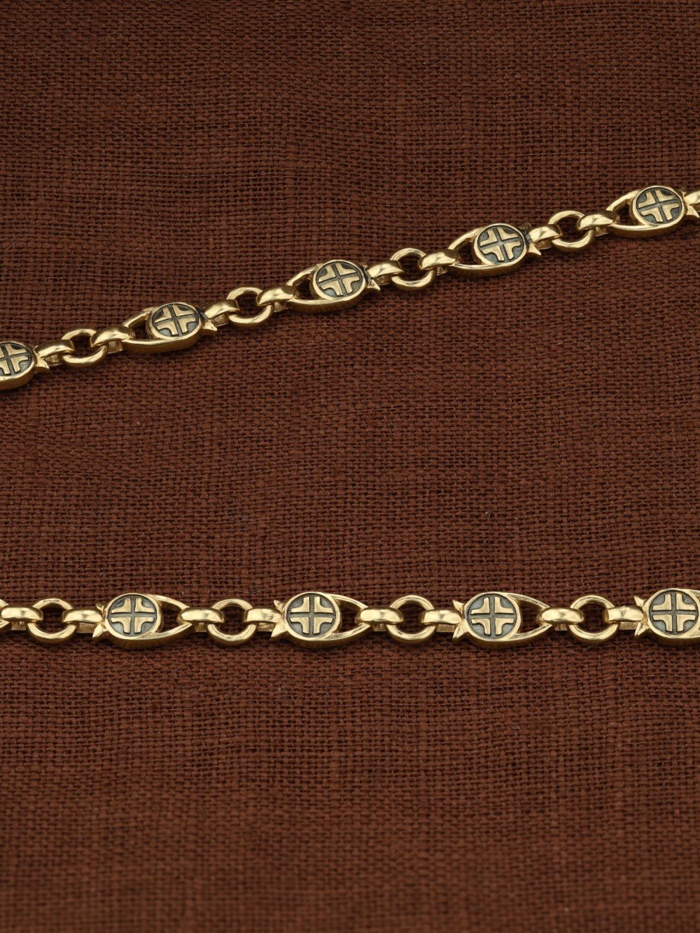 Цепь из лимонного золота