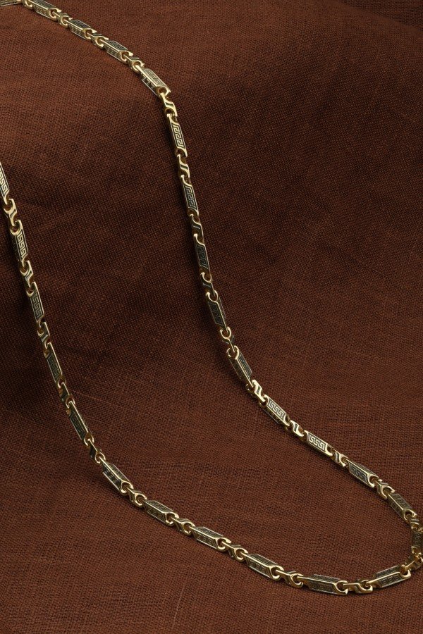 Цепь из лимонного золота