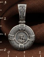 Образок из белого золота 585 пробы