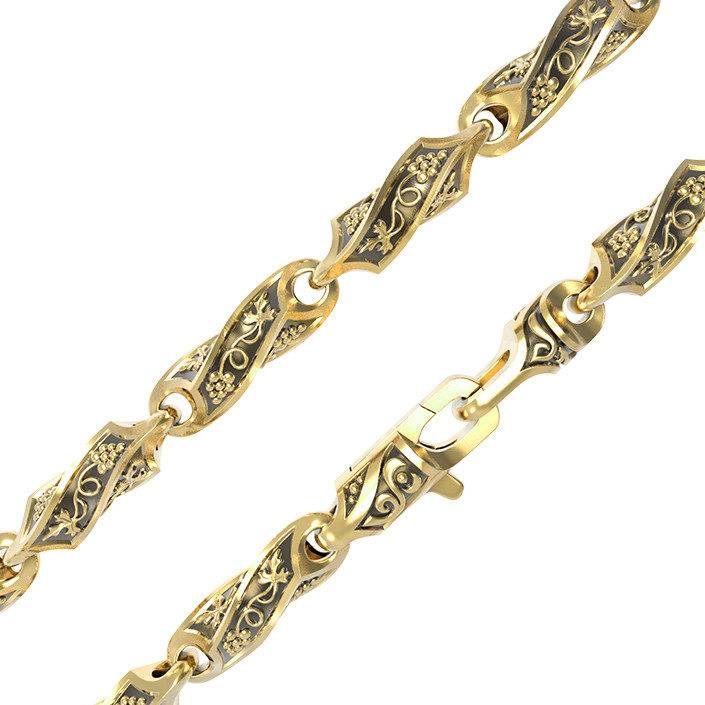 Браслет из лимонного золота