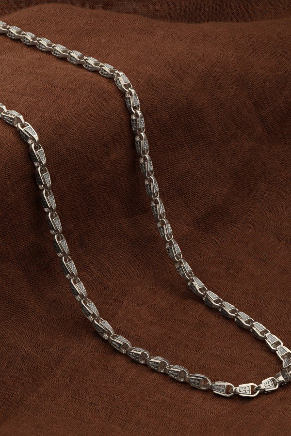 Цепь из белого золота