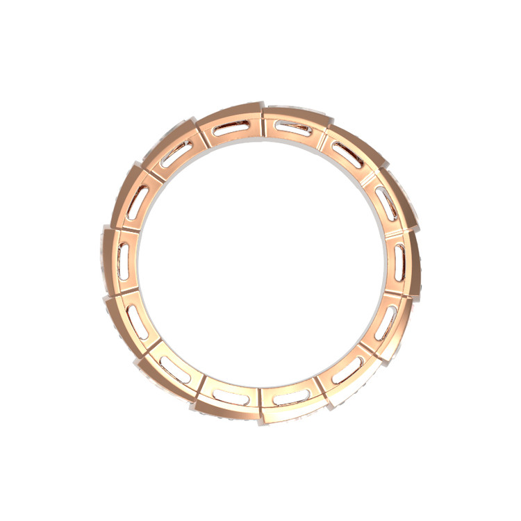 Кольцо из золота c бриллиантами и перламутром