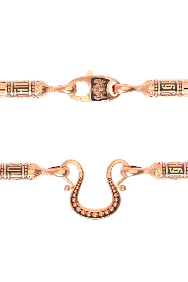 Шнурок шёлковый из золота c шёлковым шнурком