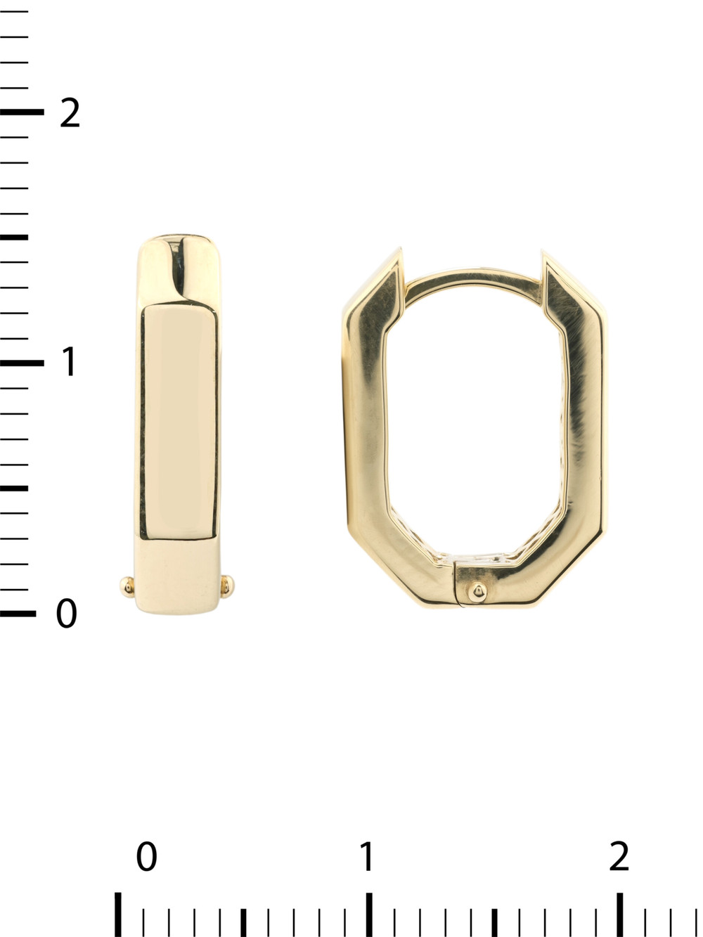 Серьги из лимонного золота