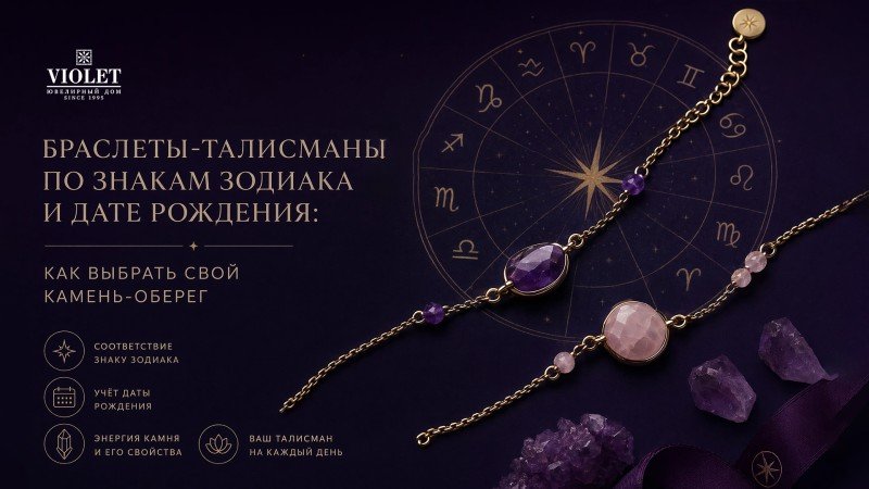 Браслеты-талисманы по знакам зодиака и дате рождения: как выбрать свой камень-оберег