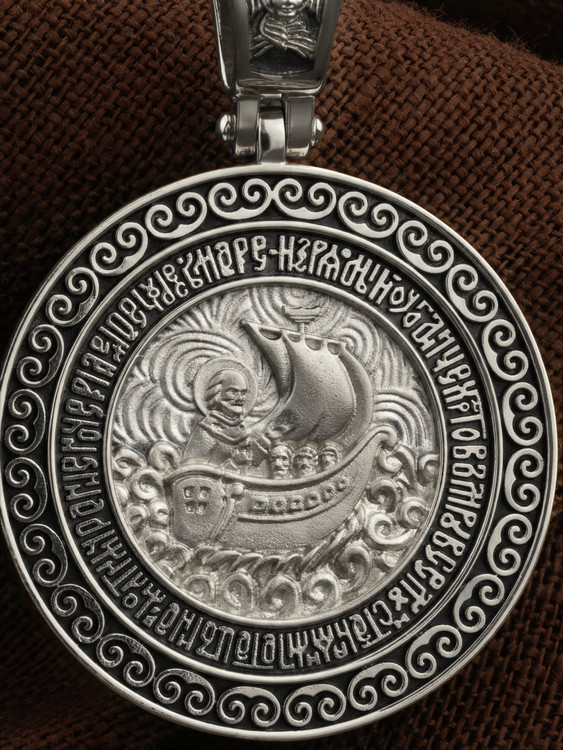 Образок из белого золота