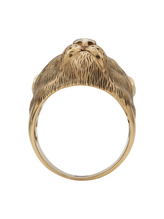 Кольцо из золота c эмалью