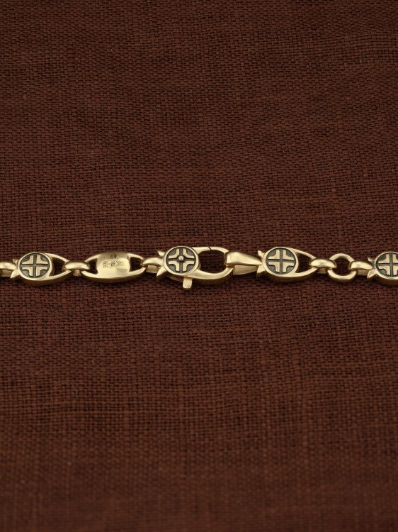 Цепь из лимонного золота