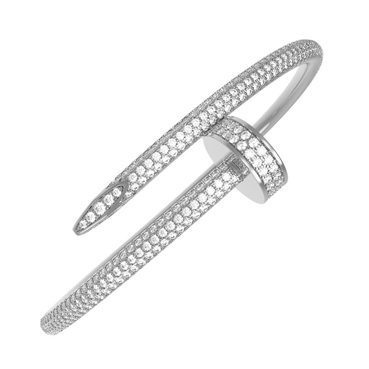 Браслет из белого золота c бриллиантами