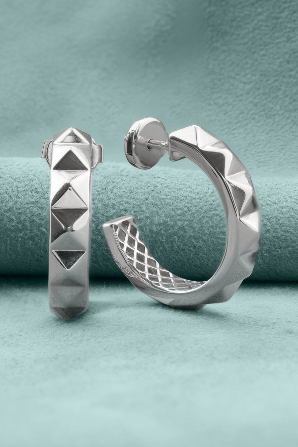 Серьги из белого золота 585 пробы
