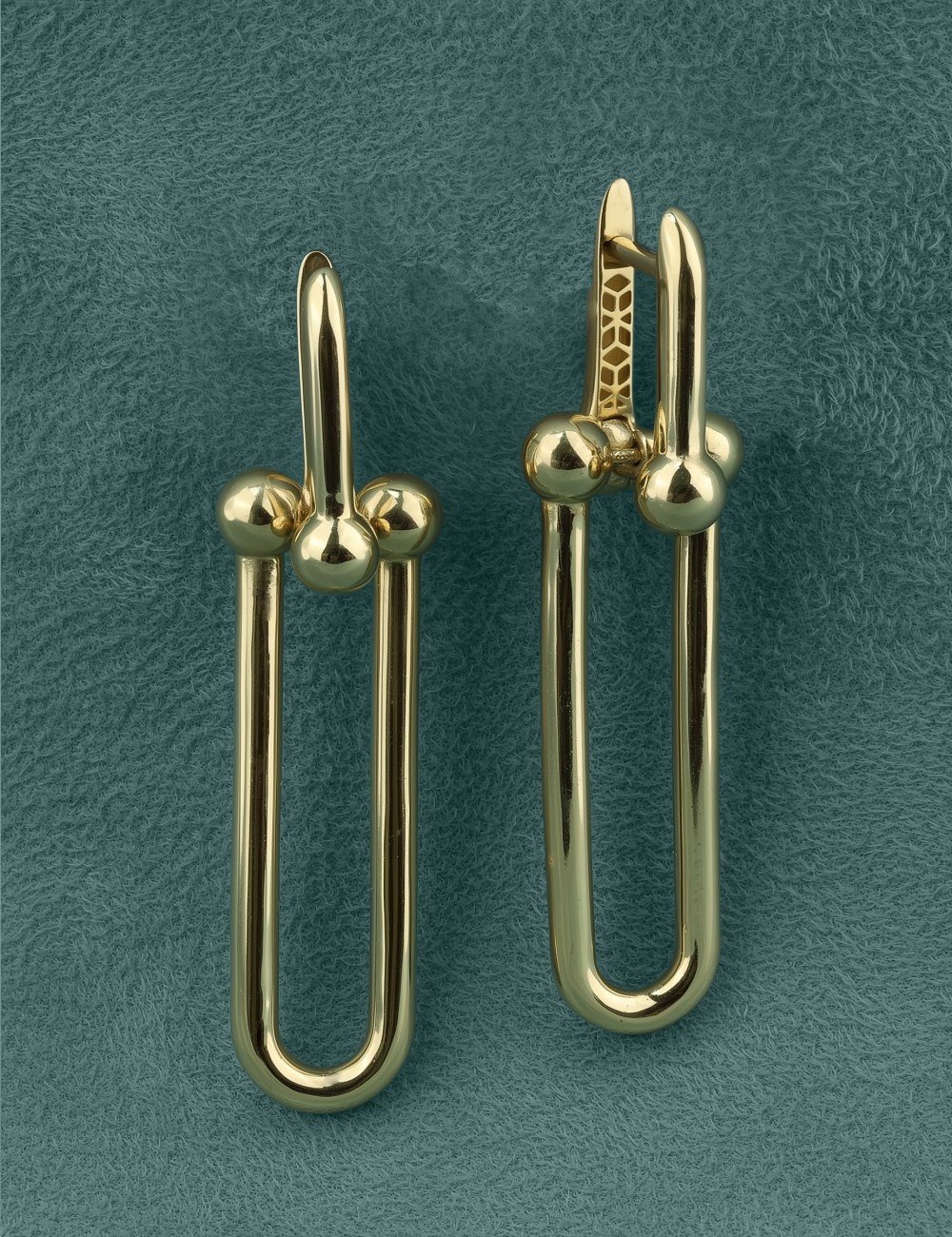 Серьги из лимонного золота 585 пробы