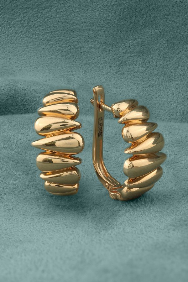 Серьги из золота 585 пробы