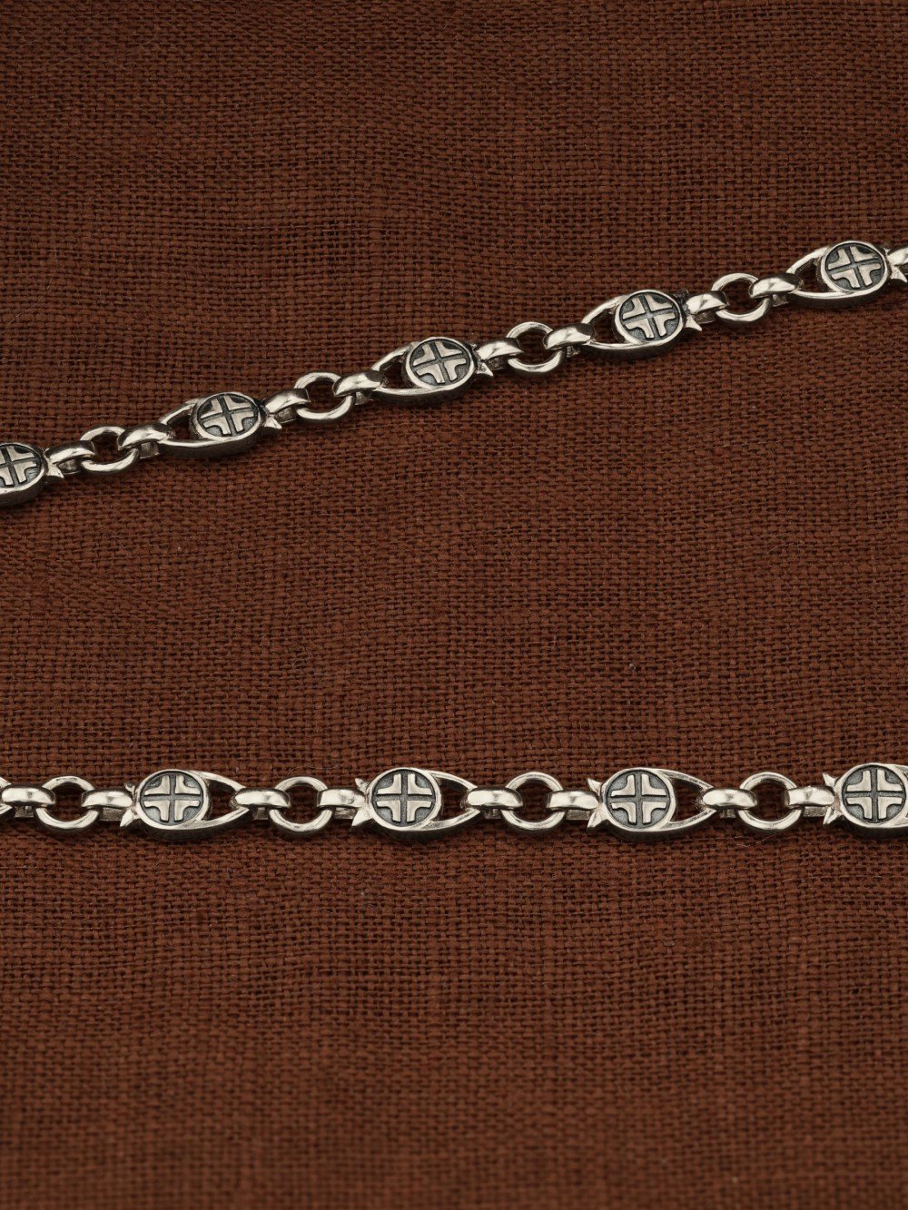 Цепь из белого золота