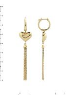 Серьги из лимонного золота 585 пробы