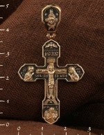 Крест из золота 585 пробы