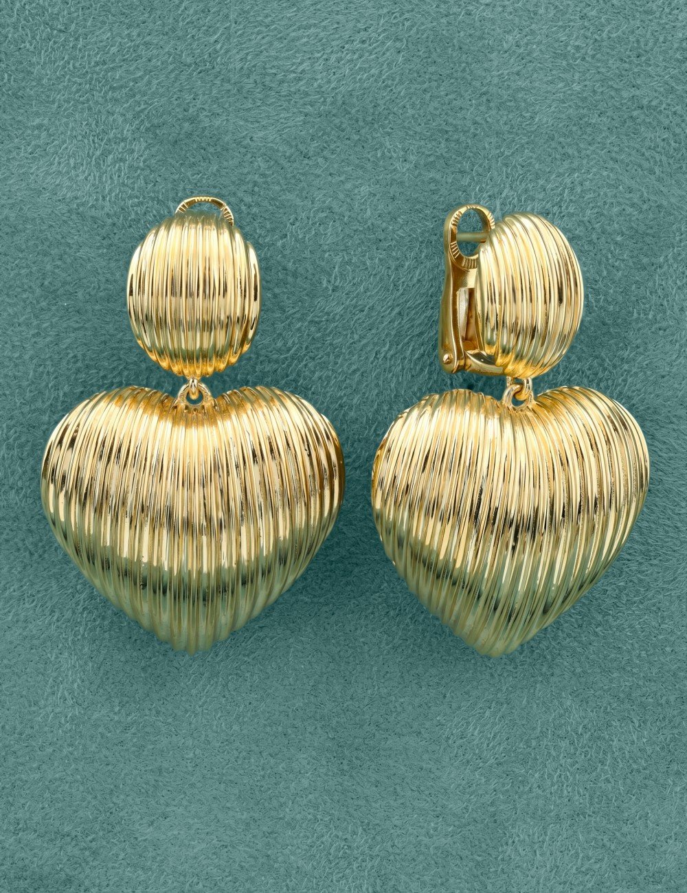 Серьги из лимонного золота 585 пробы