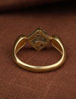 Кольцо из лимонного золота 585 пробы