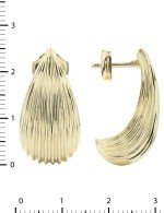 Серьги из лимонного золота 585 пробы