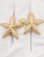 Серьги из лимонного золота 585 пробы